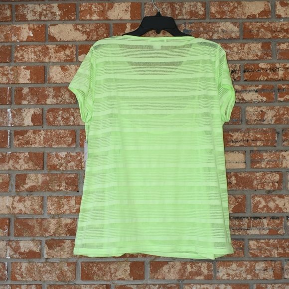 Liz Claiborne Green Top  NWT - Picture 3 of 5